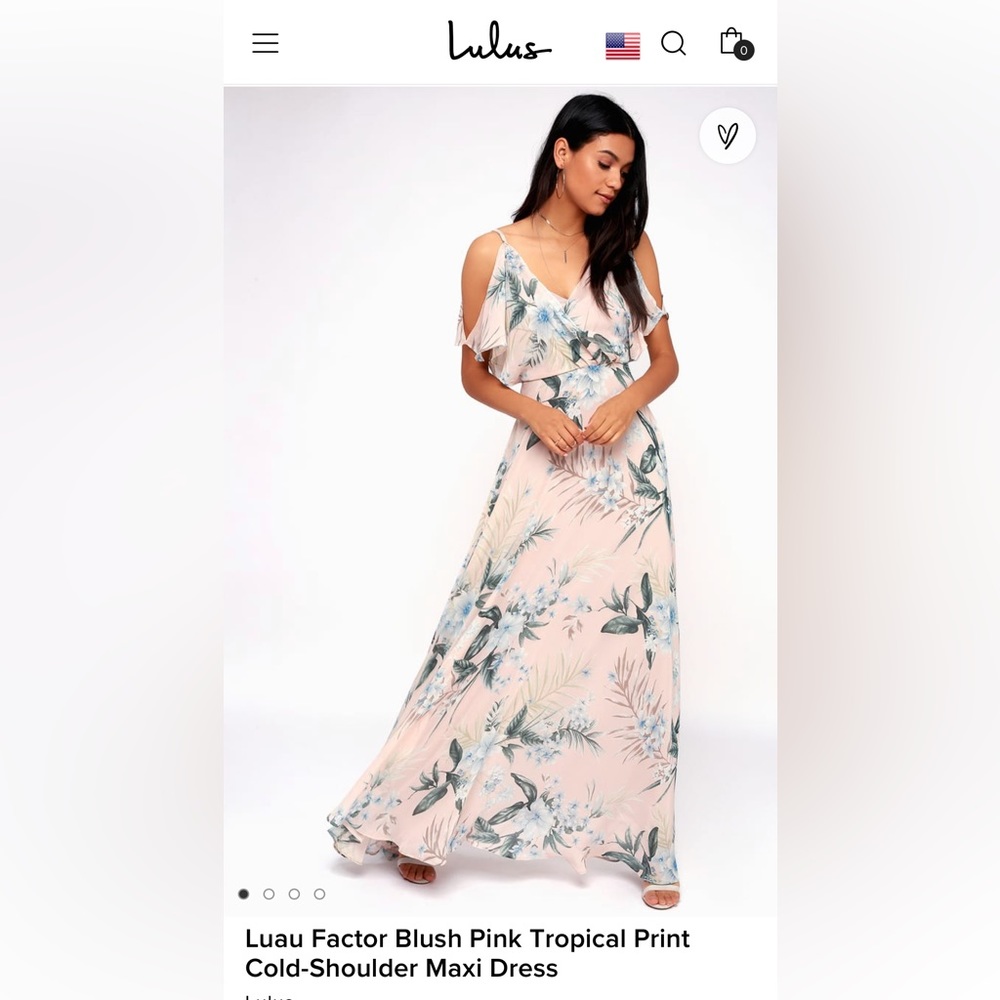 Lulus Floral Maxi Dress